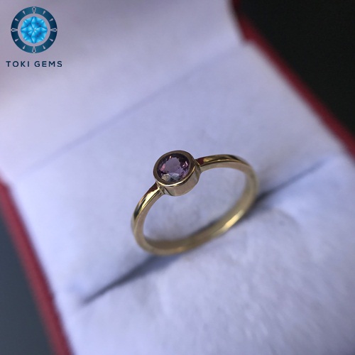 NHẪN ĐÁ SPINEL TÍM